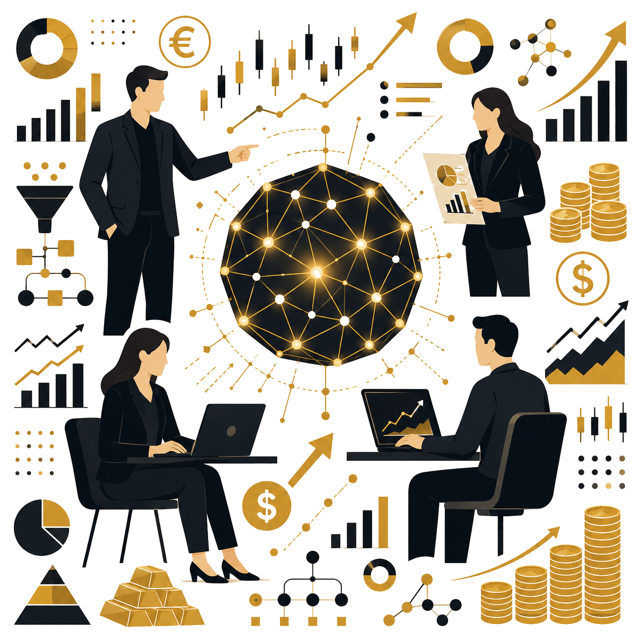 Nexan Ventures: AI at the core, team and capital engagement visual