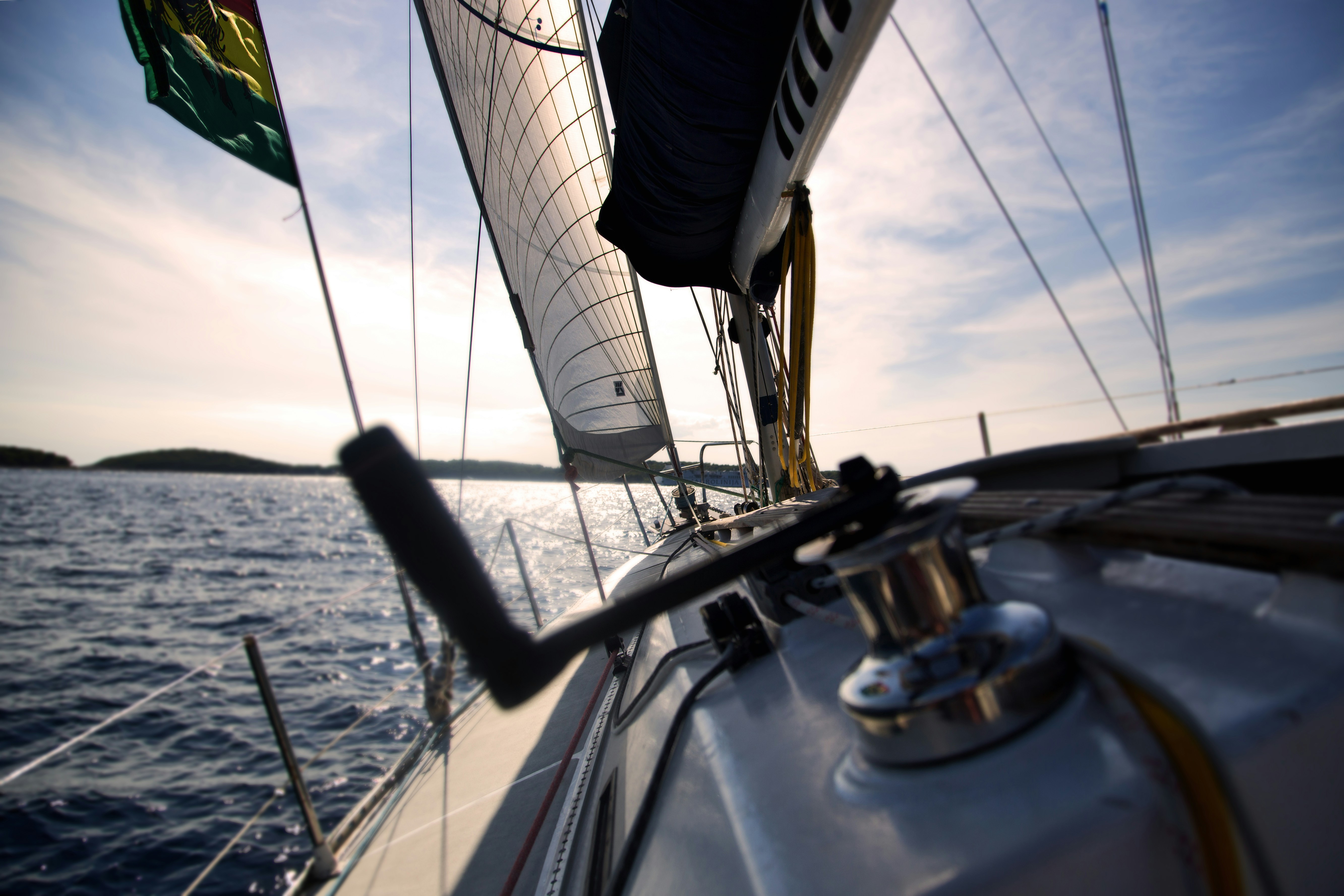 Sailing: view from the deck